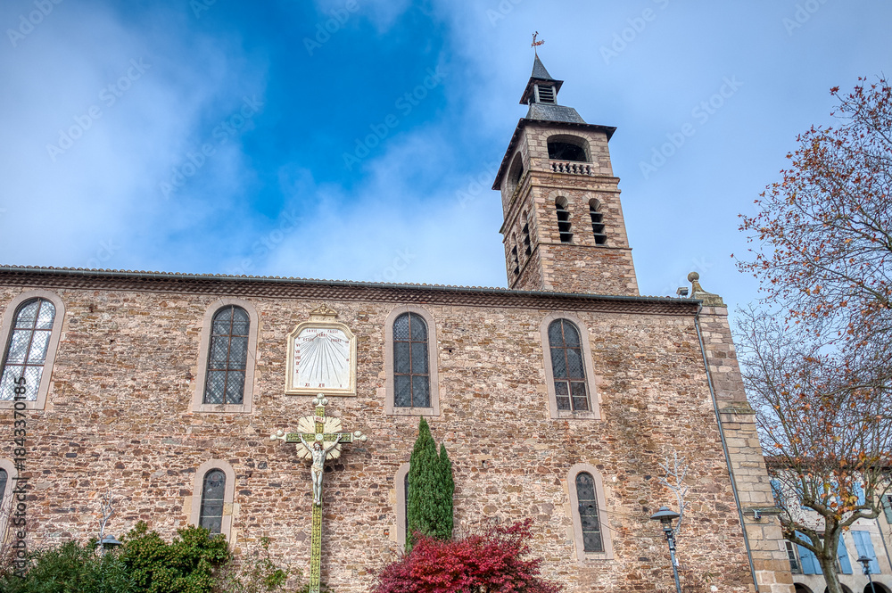 Fototapeta premium Church of Our Lady of Taur. Realmont, France