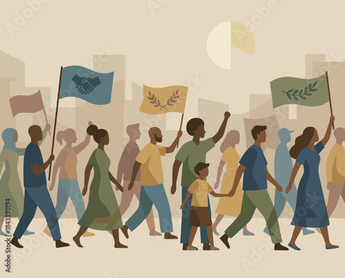 Solidarity March A Diverse Community Advocating for Change