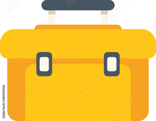 Lunch box with handle for carrying food, snacks and drinks for lunch break at work or school