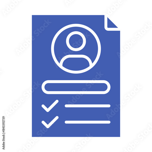 Curriculum Vitae Icon
