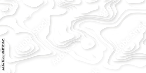 Vector abstract Topography map crave white and black wave doodle line topo map diagram relief line grid topo mountain background. geometric Line topography map contour background.