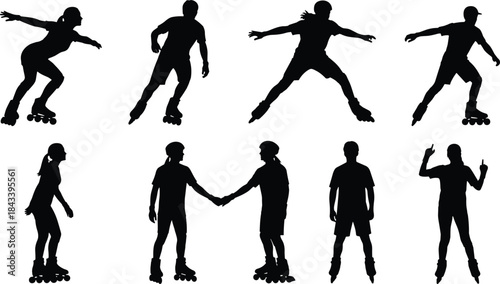 Detailed Scorpion Silhouettes Set, Dangerous Insect and Arachnid Black Vector Icons, Wildlife, Desert Animal, Venom, Zodiac Symbol, Graphic Art