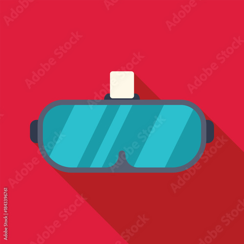 Vr headset providing immersive experience, representing the concept of virtual reality and modern technology