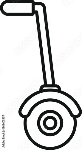 Electric self balancing unicycle providing personal micro mobility and urban transport