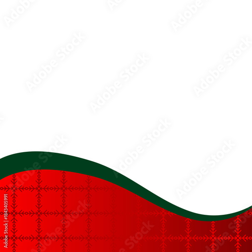 Christmas Wave Footer