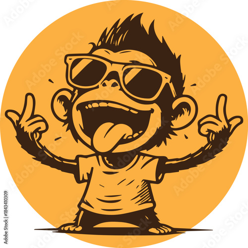 The Relaxed Monkey Full of Style