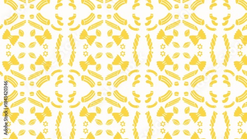 animated pasta pattern, ideal footage for themes such as cooking food blog