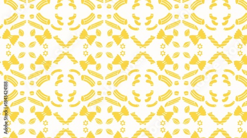 animated pasta pattern, ideal footage for themes such as cooking food blog