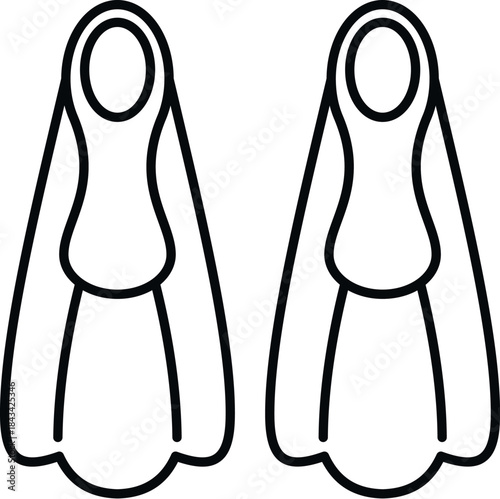 Two minimalist line art icons representing religious nuns or sisters