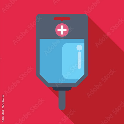 Iv drip bag offering essential healthcare and medicine during hospitalization