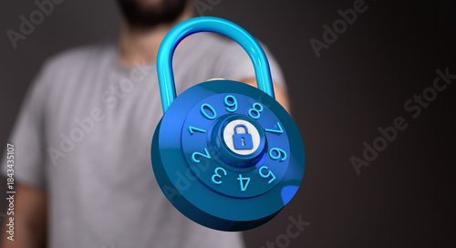 Image of a man holding a br...