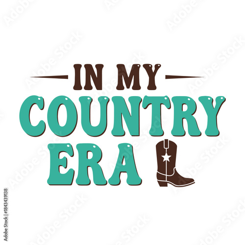 In my country era typography t-shirt design