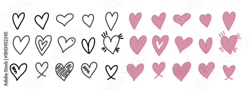 Heart love icon with clean modern outline, symbolizing affection, romance, care, emotional connection, social interaction, and positive feelings in digital design