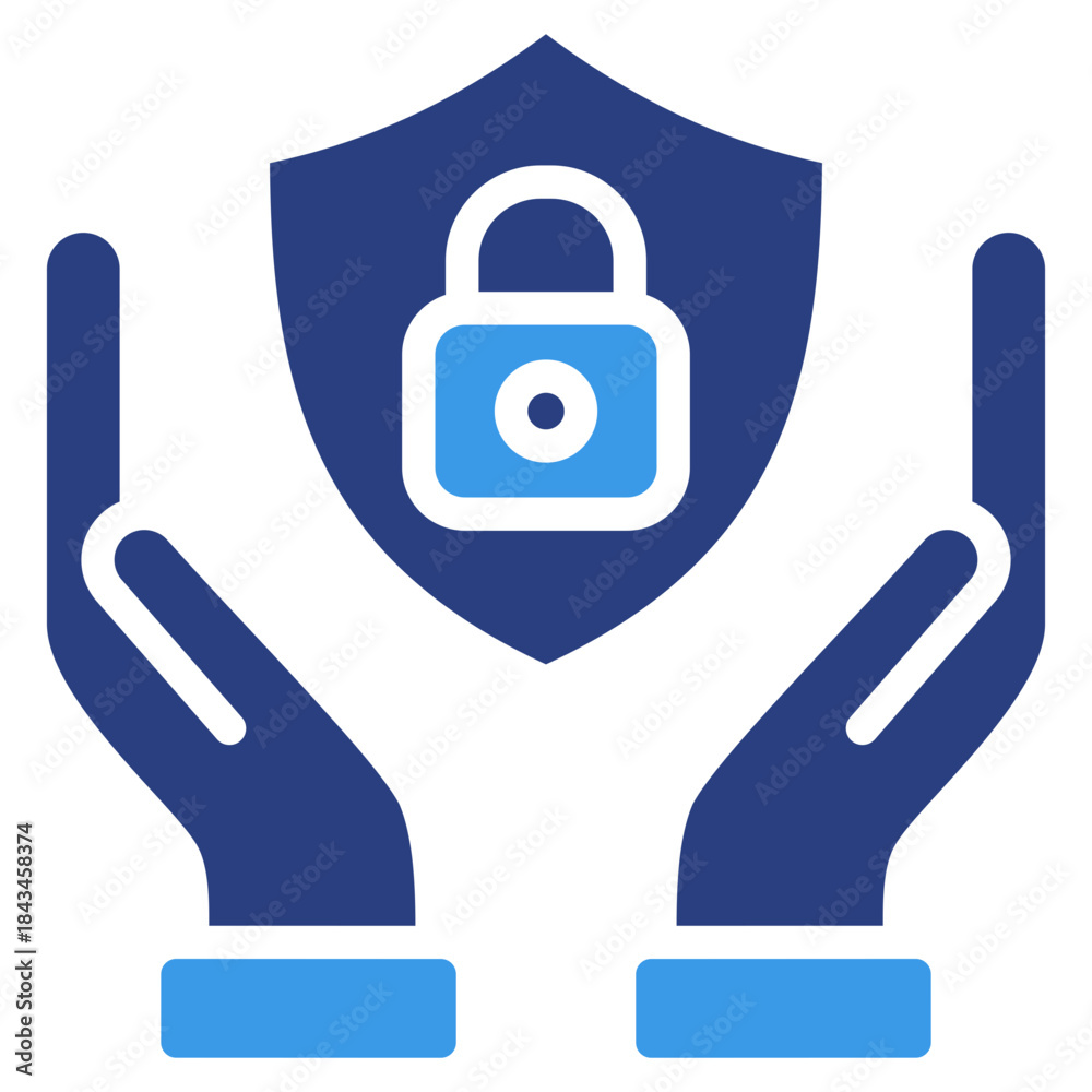 Obraz premium Insurance Shield Icon Element For Design