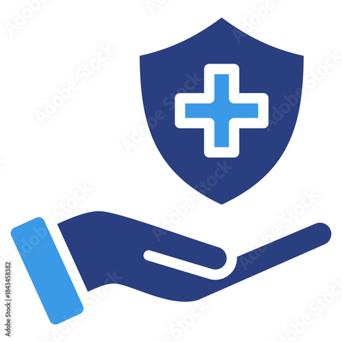 Health Coverage  Icon Element For Design