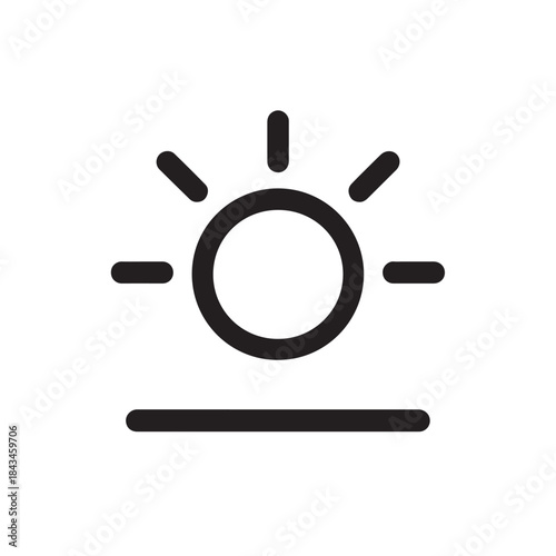 Light Sensor Indicator Icon vector illustration