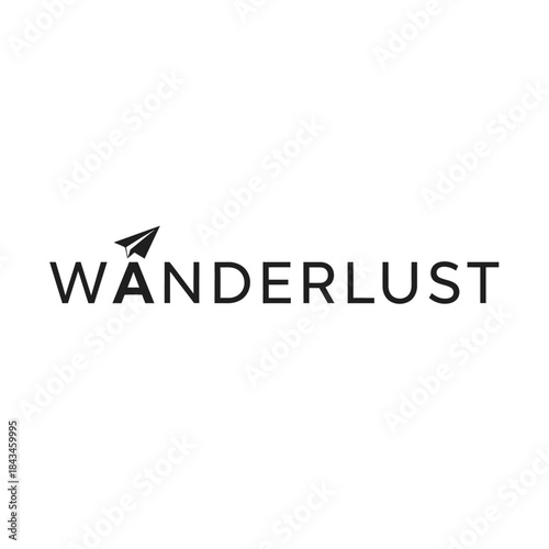 Minimalist wanderlust typography t-shirt design