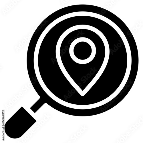 Search Location Icon Element For Design