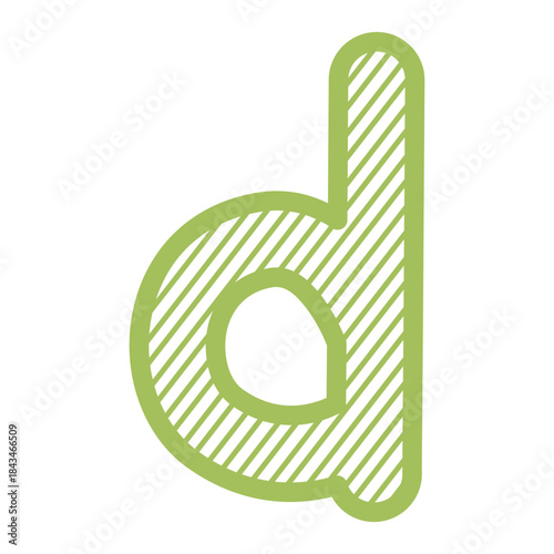 Handwritten Lowercase Letter Vector