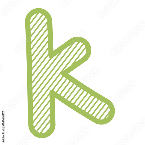 Handwritten Lowercase Letter Vector