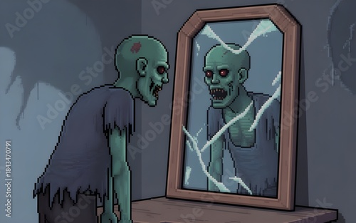 scary halloween zombie