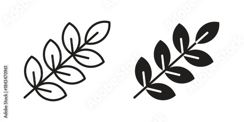 Lavender icons. Solid black silhouette and line art outline. Minimal design element,