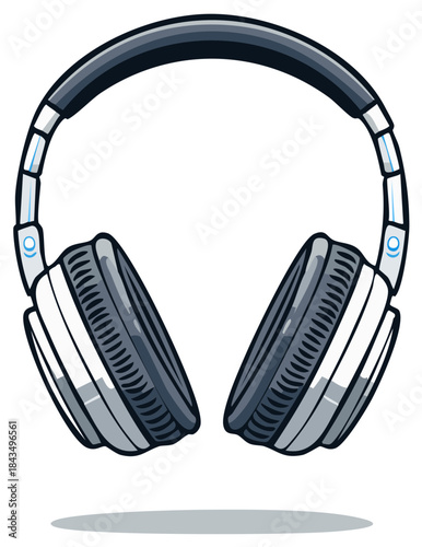 Stylish Over-Ear Headphones With Detailed Earpads and Padded Headband