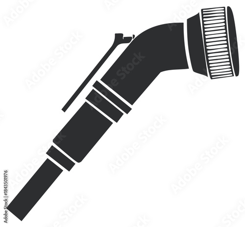 Bidet Sprayer for Bathroom Toilet Hygiene Minimalist Dark Icon