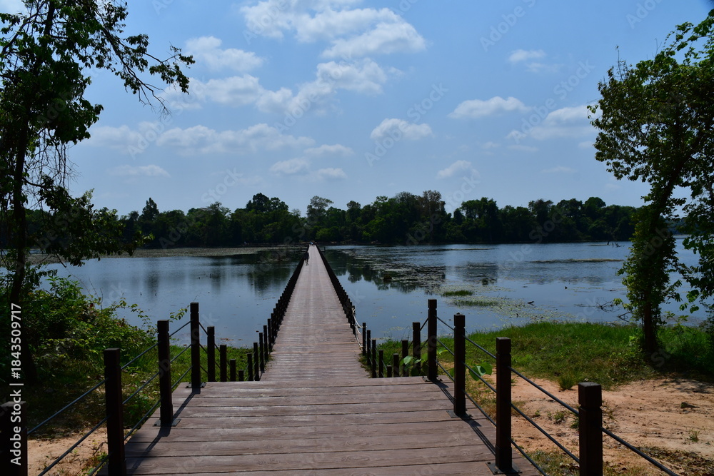 Fototapeta premium カンボジア シェムリアップ遺跡群 ニャック・ポアン
