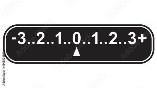 Countdown timer graphic with numbers and arrow ideal for projects on transparent background silhouette