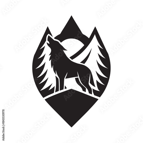 Blackout Spine Wolf Brand Identity