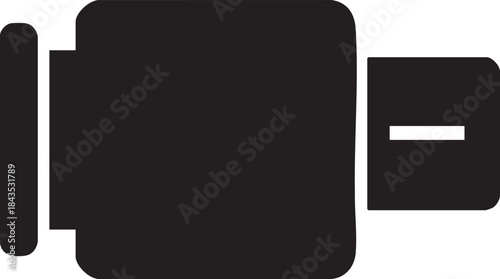 Throttle Position Sensor Silhouettes Vector TPS