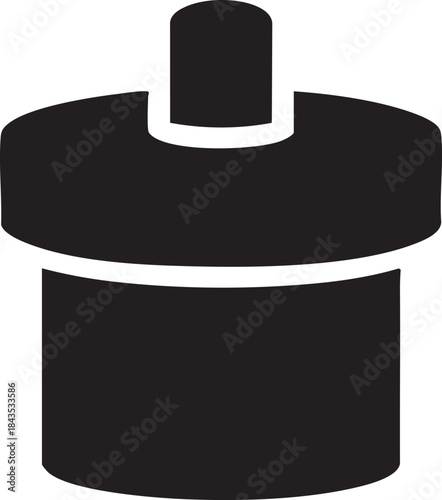 Manual Transmission Dipstick Silhouettes Vector Cap