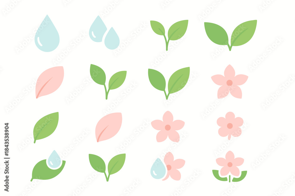 Obraz premium The emoji illustrates environmental friendliness, naturalness, and care for nature (or the concept of “eco,” “natural,” “green lifestyle”).