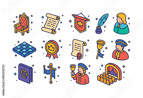 Baron's Court Icons. Baron