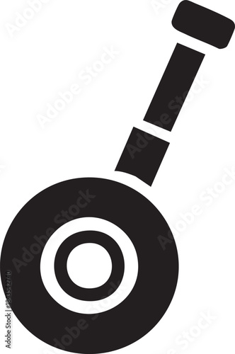 Airplane Landing Gear Silhouettes Vector Strut Wheel Icon