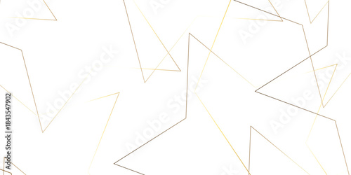 Technology abstract white digital background of connected dot with golden line .many squares and rectangle shapes .Internet connection network high digital technology with connecting points and