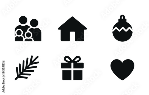 City Stroll Icons. City stroll with umbrellas. Line outline icon set of City stroll with umbrellas: umbrella