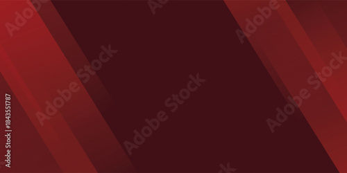 Fototapeta Naklejka Na Ścianę i Meble -  Vector gradient red abstract background with dynamic shadow on background. Vector background. Eps10