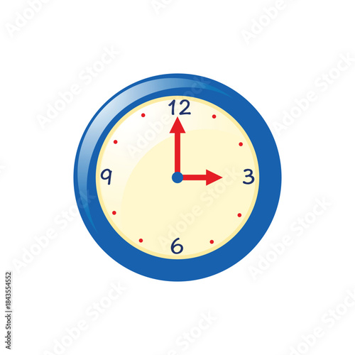 Free Download Clock vector for kids - GFXLoad