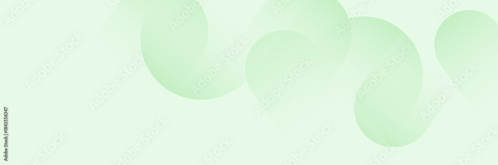 Fototapeta premium Abstract Green Liquid Shapes Background. Soft Light Fluid Gradient Banner. Modern Trendy design in Vector Illustration