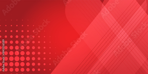 Light Red vector background with straight lines and dots. Capsules on blurred abstract background with gradient dots. The template can be used as a background.