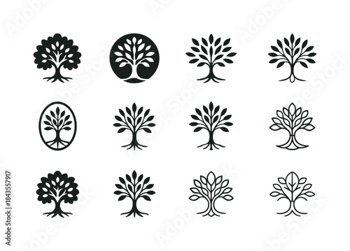 Utopia Logo Collection. utopia. Icon set. Set Logo of utopia: fl