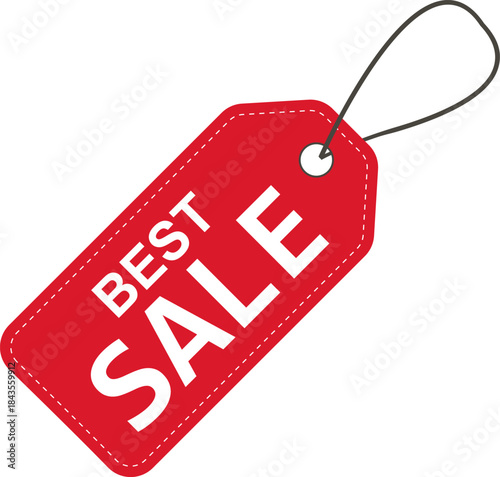 Best sale. Sale label. Discounted price tag layout. Sale symbol. Attracting customer attention. Promotions and discounts. Cheaper than the regular price. Bargain. Special price offer.