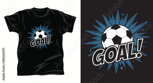 Football graphic vector t shirt design print.