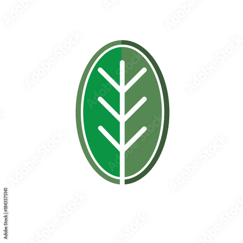 Leaf icon. Green leaf vector collection. Ecology, environment, and nature symbols. Bio, organic, and vegan signs. Plant sprout logo elements for eco-friendly products.