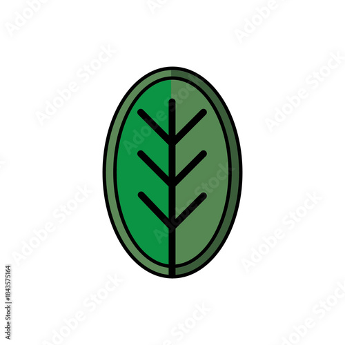 Leaf icon. Green leaf vector collection. Ecology, environment, and nature symbols. Bio, organic, and vegan signs. Plant sprout logo elements for eco-friendly products.