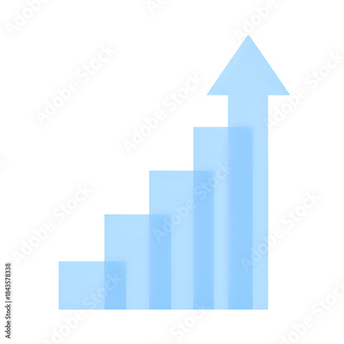 business graph with arrow,business graph with 
