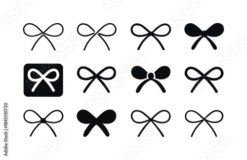 Shoe Lace Icon Set. shoe lace. Icon set. Set Logo of shoe lace:
