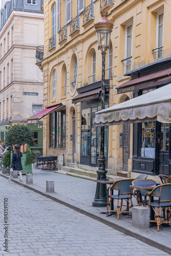 Versailles France town street restaurant